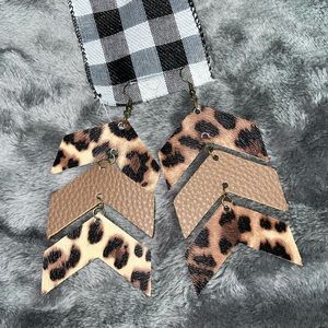 Cheetah Dangle Earrings